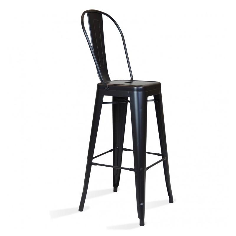 PACK 4 TABURETE BISTRO MATT HIGHBACK