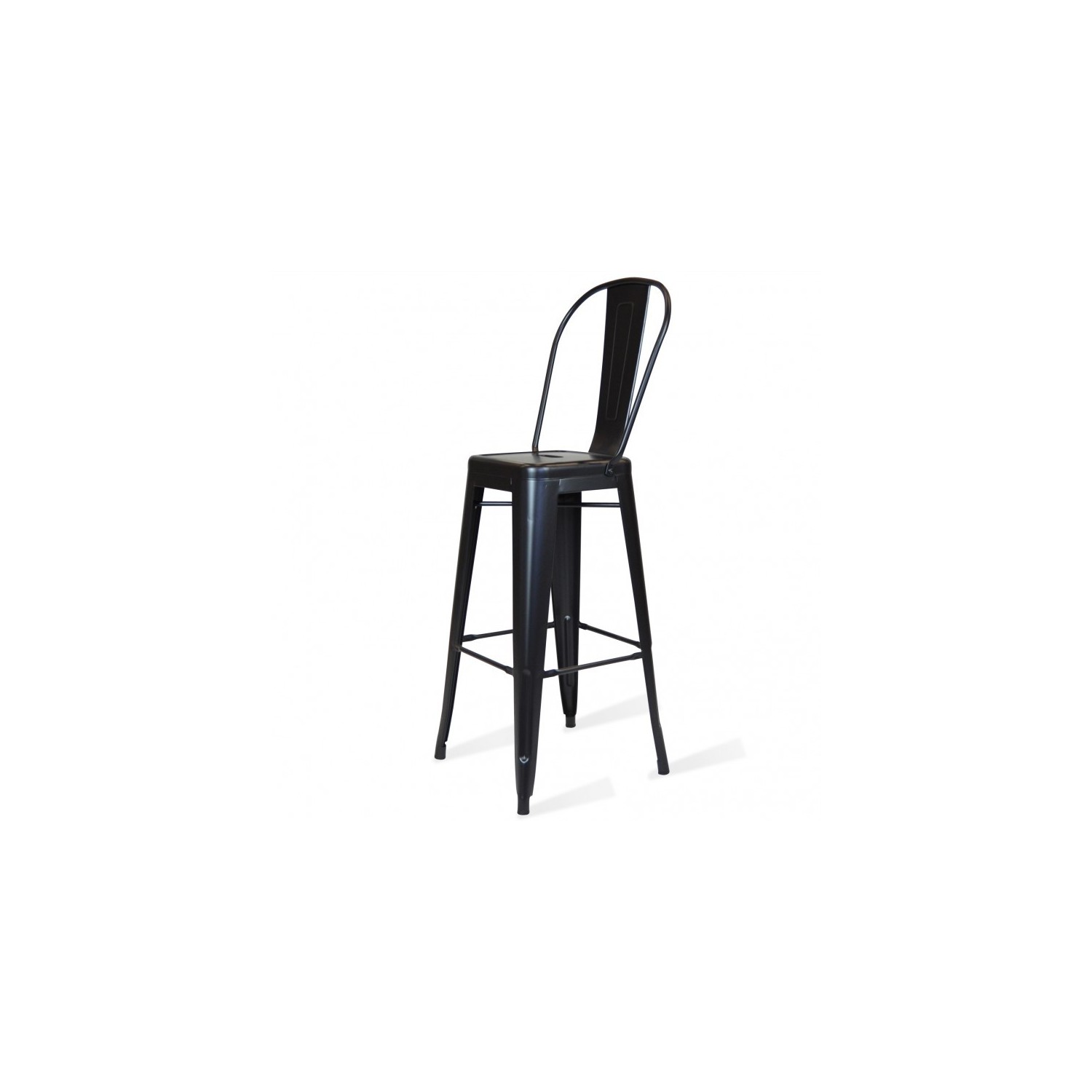 PACK 4 TABURETER BISTRO MATT HIGHBACK