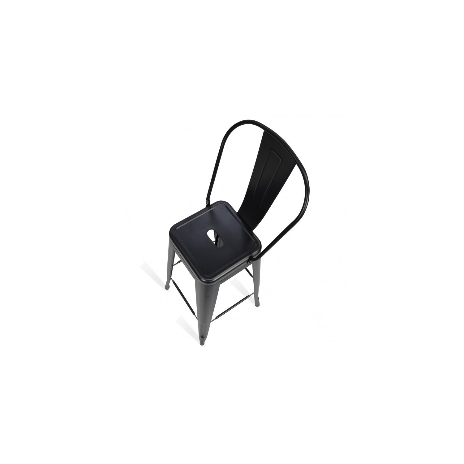PACK 4 TABURETER BISTRO MATT HIGHBACK