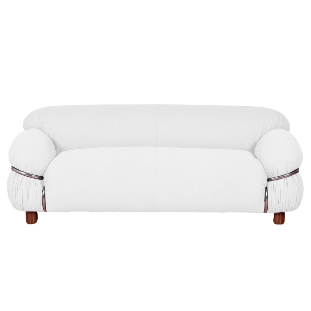 SOFA 2-OSOBOWA OLYMPIA TAPICEROWANA TKANINĄ SHERPA