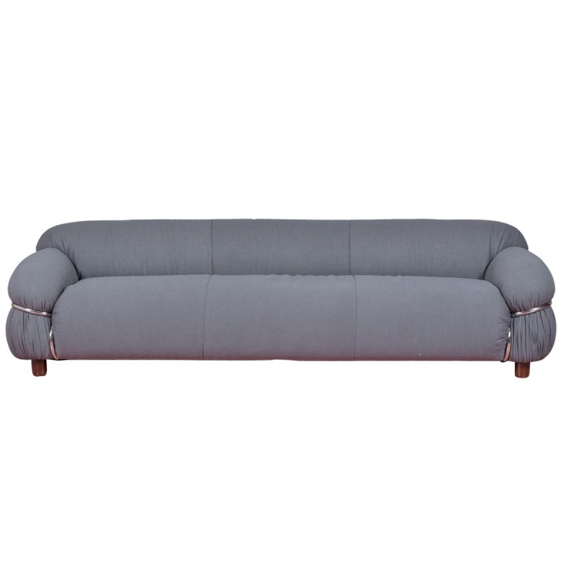 SOFA OLYMPIA DE 3 PLAZAS TAPIZADO EN TEJIDO SHERPA