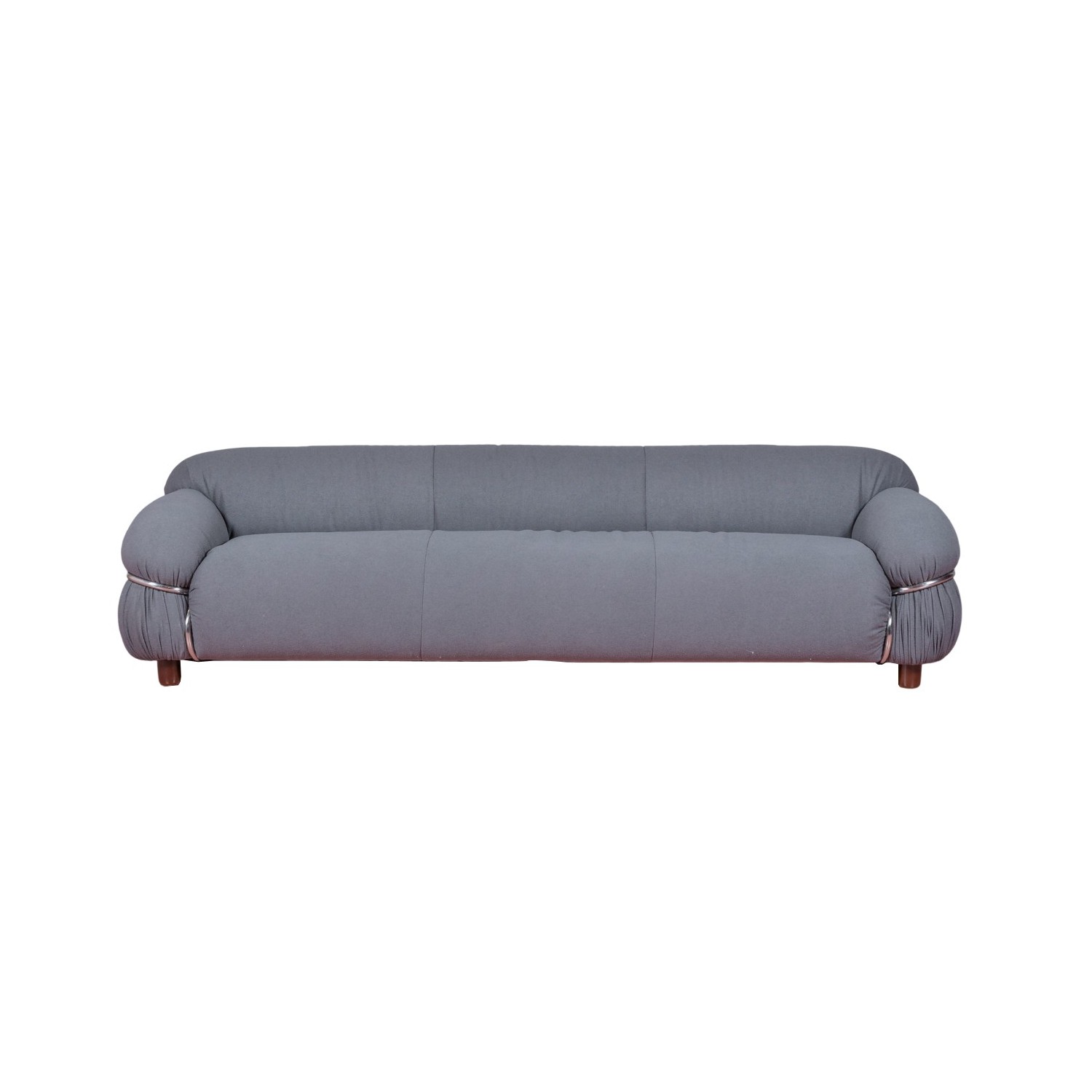 OLYMPIA 3-SEAT SOFA UPHOLSTERED IN SHERPA FABRIC