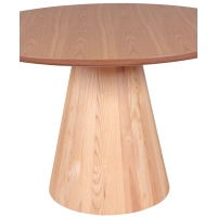 Table de salle à manger gigogne 120cm en bois de frêne