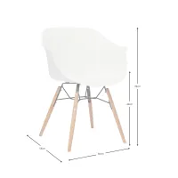 Krzesło do jadalni skandynawia - Krzesła Design - - Mobelarium