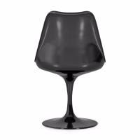 Lotus Chair All Black met katoenen kussen FURNMOD - 38