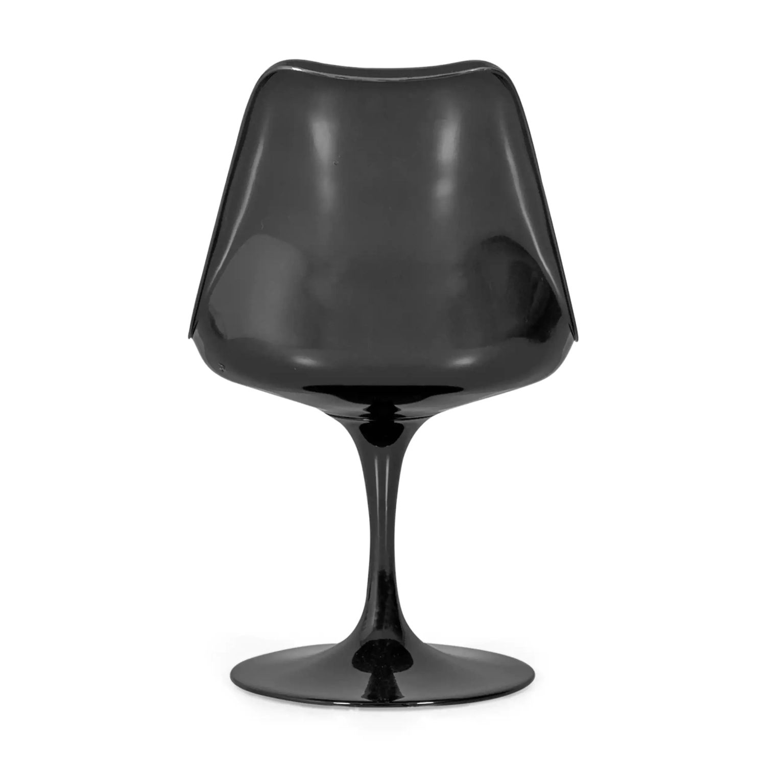 Lotus Chair All Black met katoenen kussen FURNMOD - 38