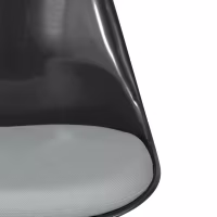 Lotus Chair All Black met katoenen kussen FURNMOD - 21