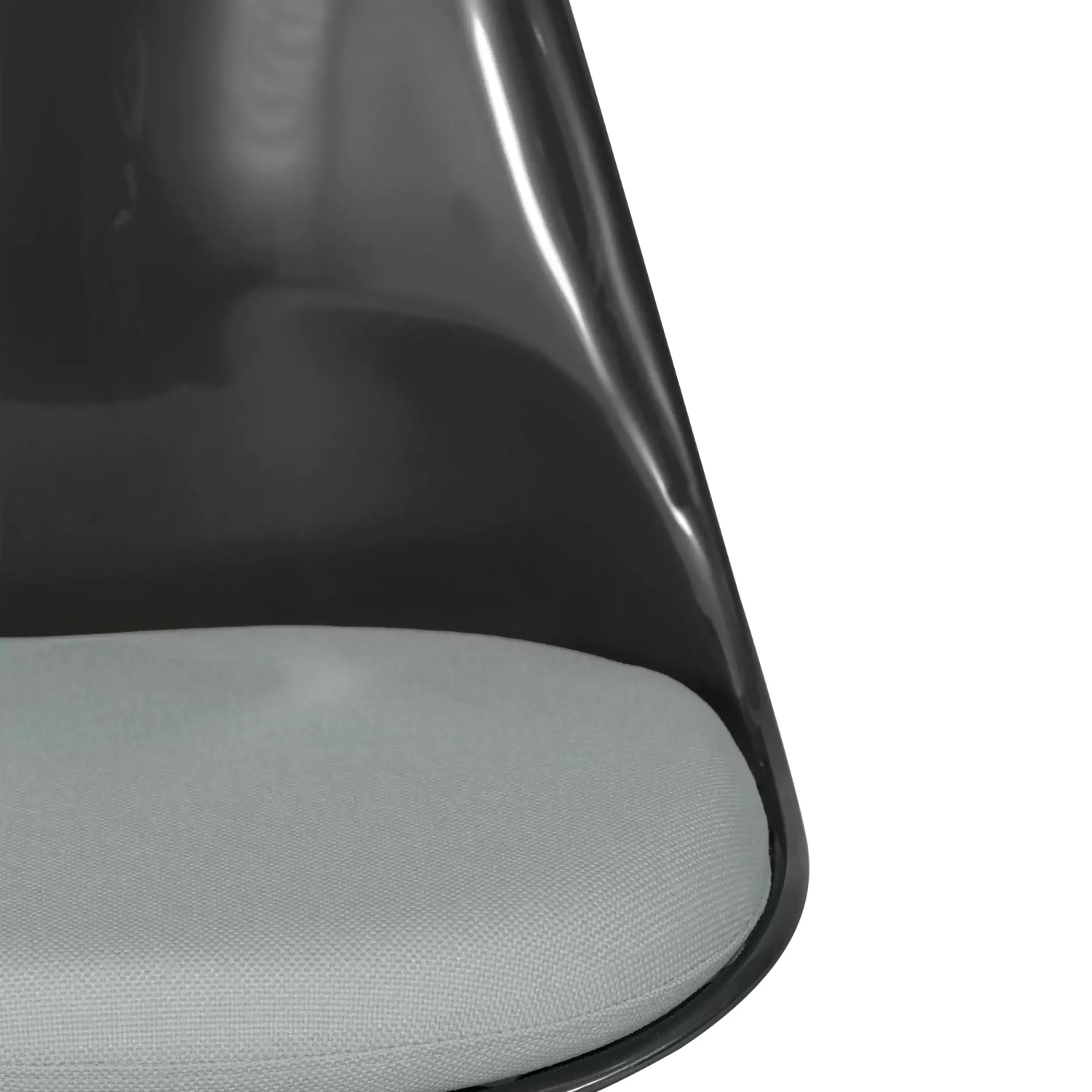 Stuhl Lotus Chair All Black mit Baumwollkissen FURNMOD - 21