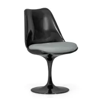 Replica Tulip Chair kaikki mustat - Designtuolit - MuebleDesign