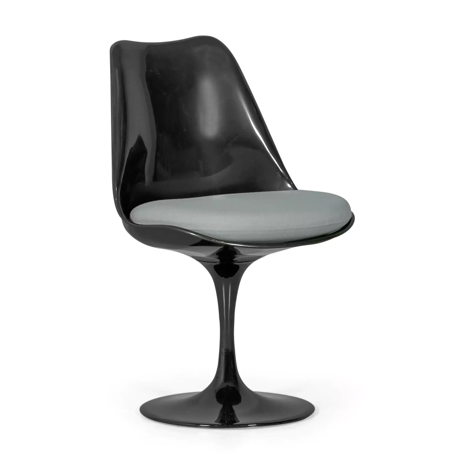 Stuhl Lotus Chair All Black mit Baumwollkissen FURNMOD - 16