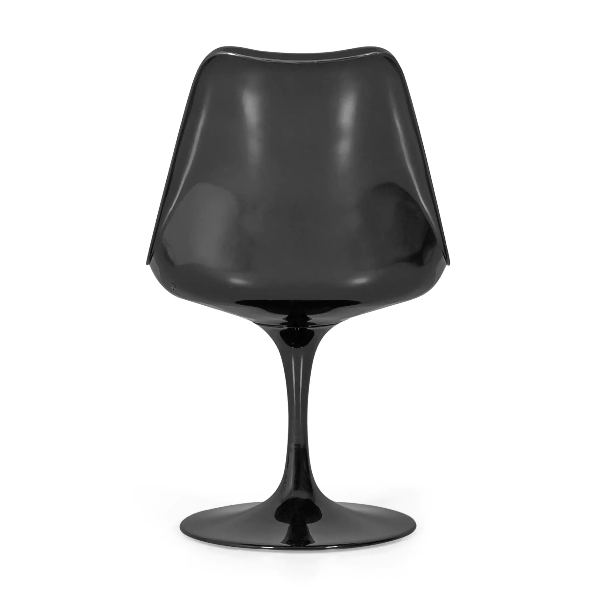 Replica Tulip Chair kaikki mustat - Designtuolit - MuebleDesign
