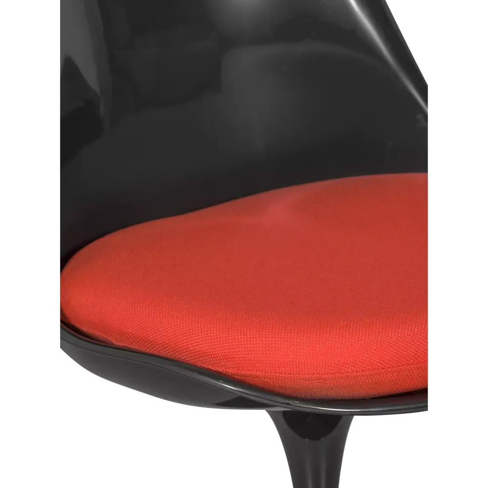 Replica Tulip Chair cała czarna - Designerskie krzesła - MuebleDesign