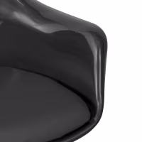 Lotus Arms All Black stoel met katoenen kussen FURNMOD - 9