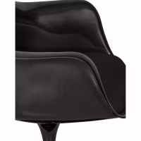 Stuhl Lotus Arms All Black mit Baumwollkissen FURNMOD - 8