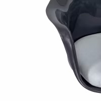 Stuhl Lotus Arms All Black mit Baumwollkissen FURNMOD - 17