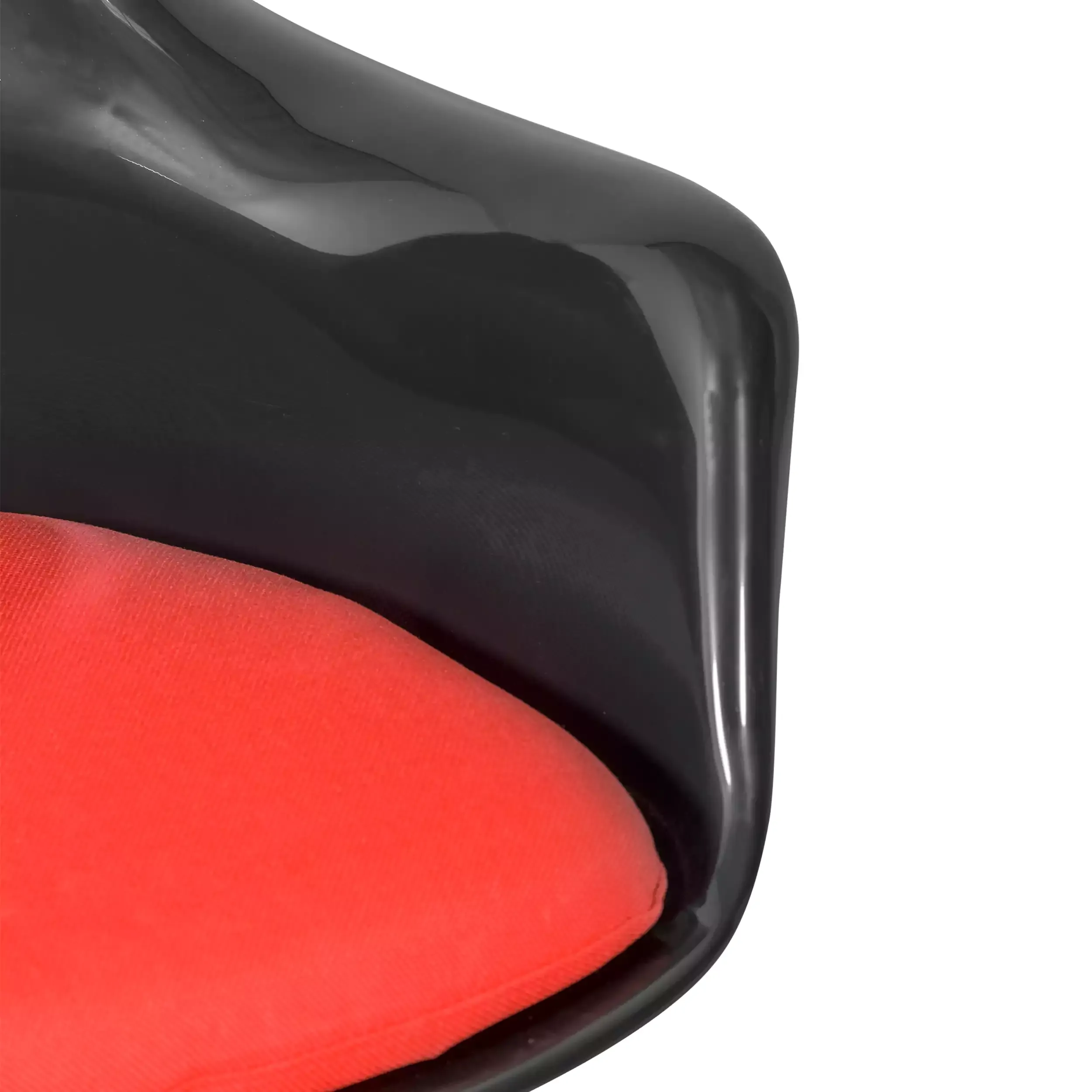 Replica Tulip Arms stoel helemaal zwart - Design Stoelen - Design Meubels