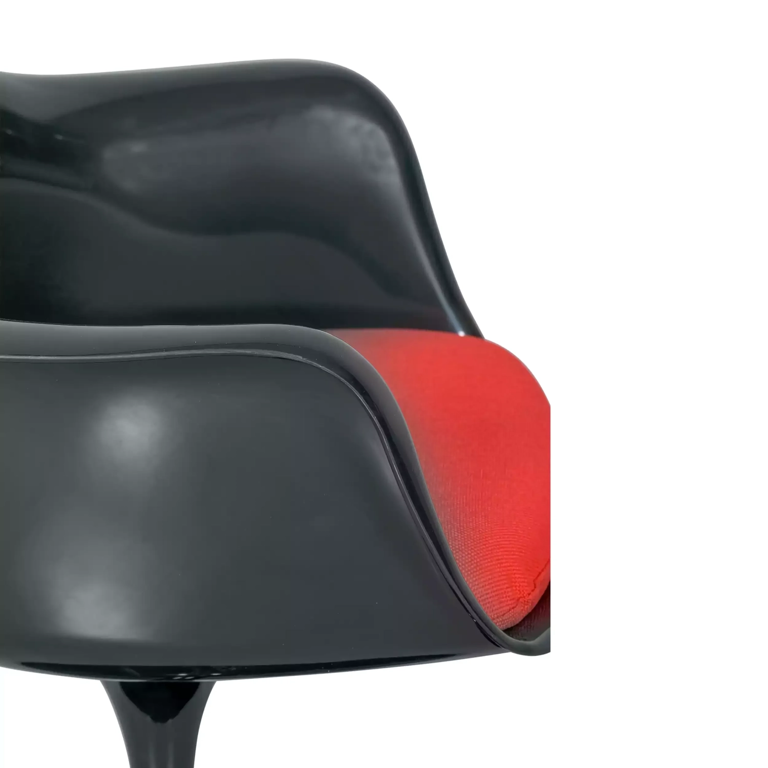 Lotus Arms All Black stol med bomullsdyna FURNMOD - 29