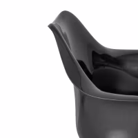 Stuhl Lotus Arms All Black mit Baumwollkissen FURNMOD - 39