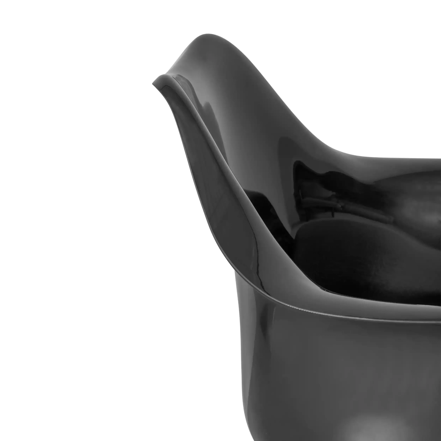 Silla Lotus Arms All Black con cojín de algodón FURNMOD - 39