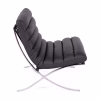 Design fauteuil bekleed met synthetisch leer - Madrid Nest Dream - 5