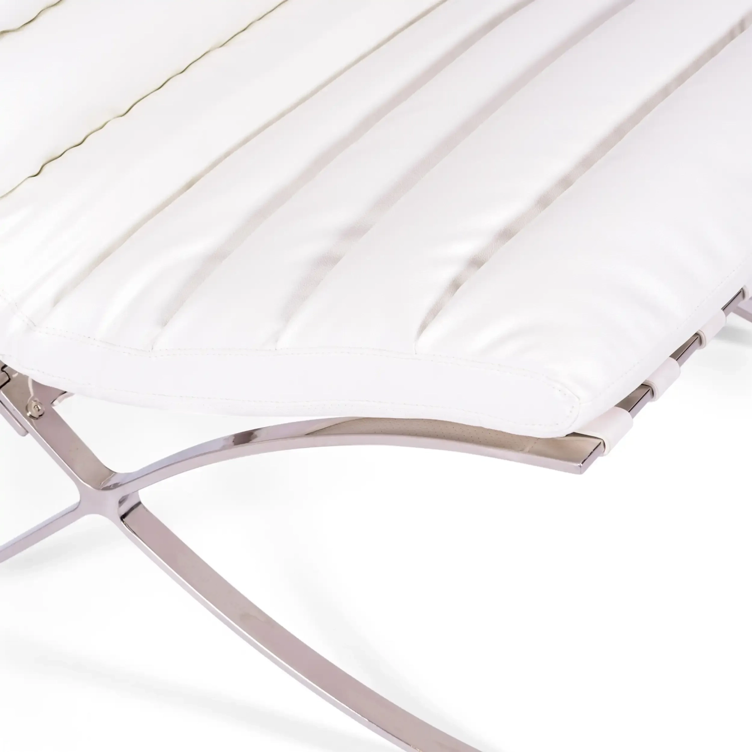 Designerski fotel tapicerowany skórą syntetyczną - Madryt Nest Dream - 11
