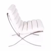Design Sessel gepolstert in Kunstleder - Madrid Nest Dream - 14