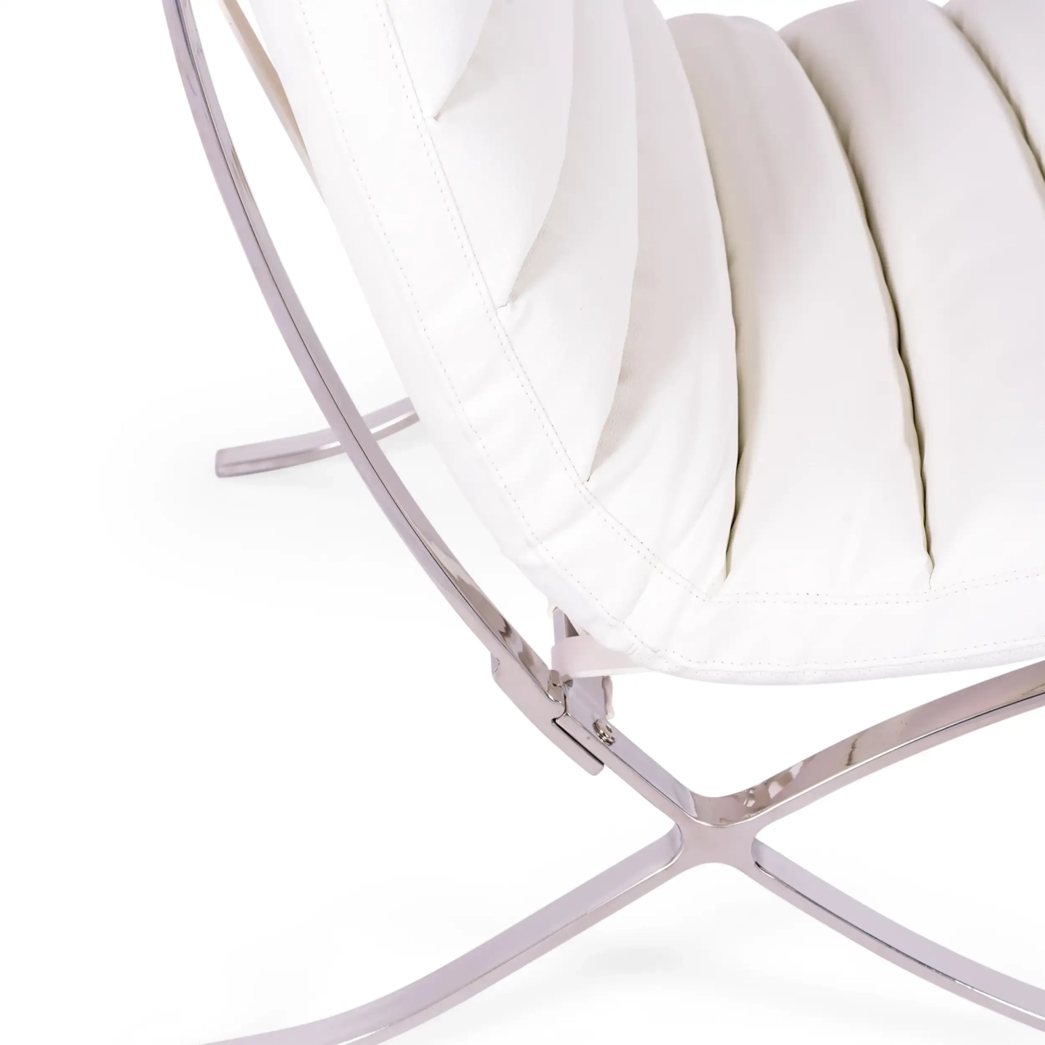 Designové křeslo čalouněné syntetickou kůží - Madrid Nest Dream - 10