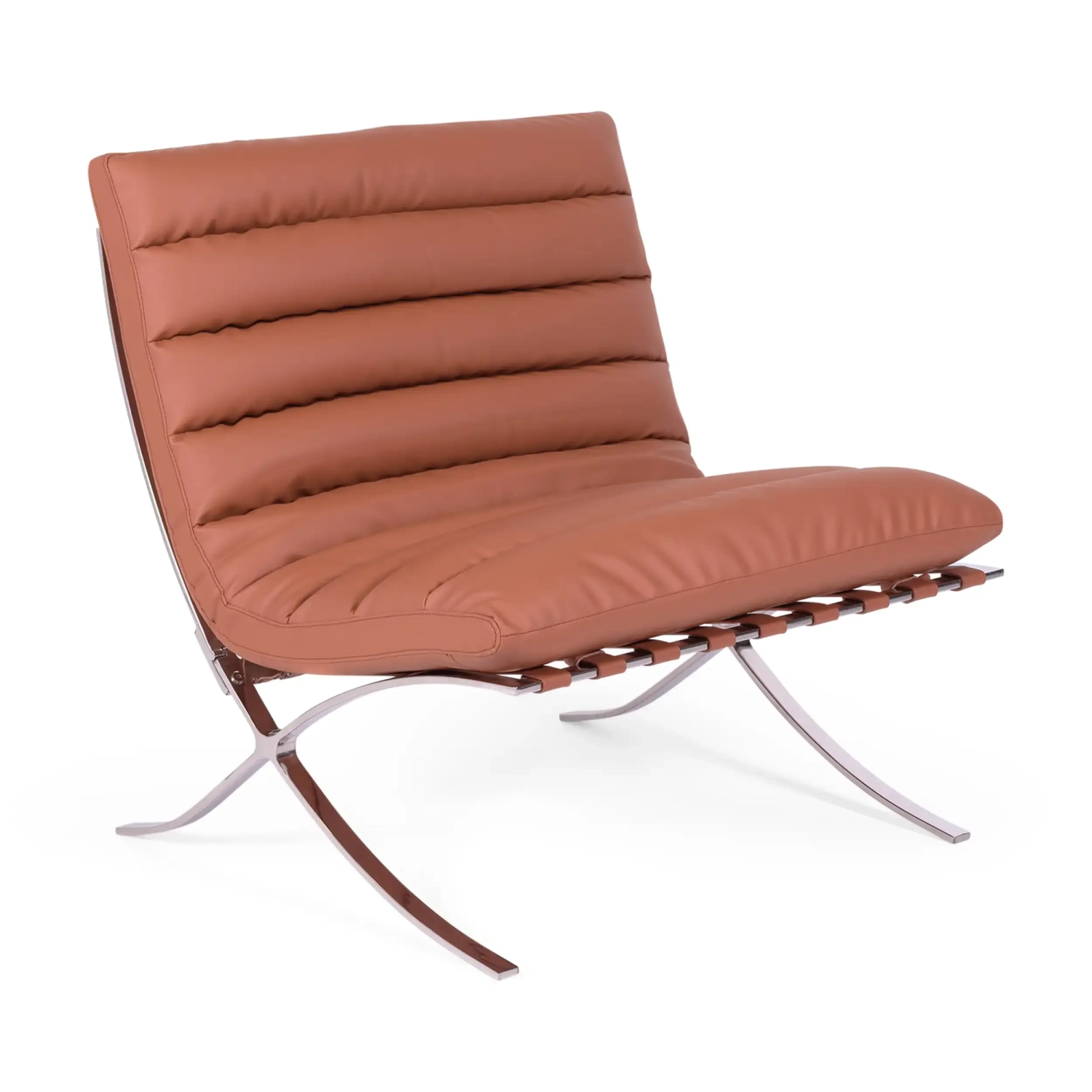Designerski fotel tapicerowany skórą syntetyczną - Madryt Nest Dream - 17