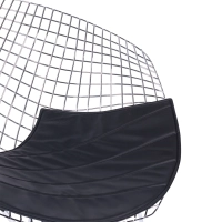 Fauteuil design en acier chromé Diamond FURNMOD - 5