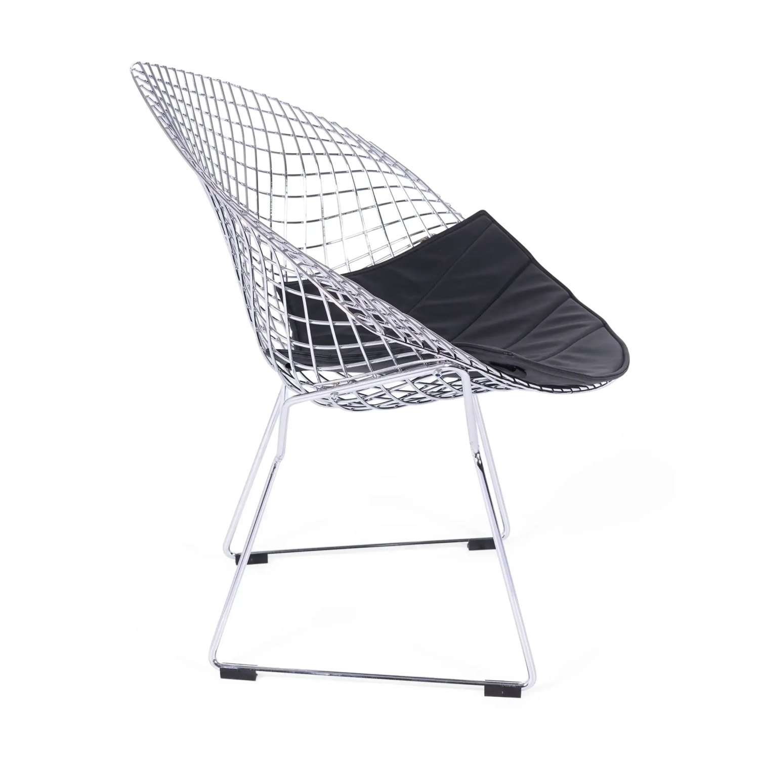 Fauteuil design en acier chromé Diamond FURNMOD - 7