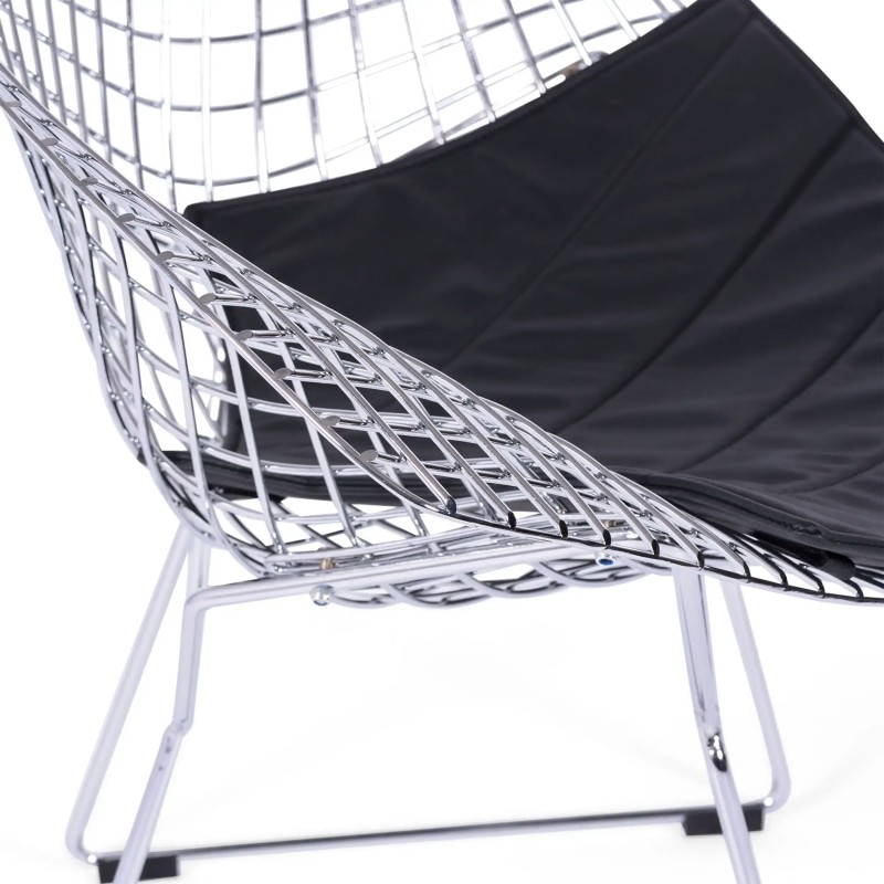 Sillón de diseño en acero cromado Diamond FURNMOD - 2