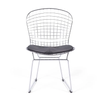 Chaise de salle à manger en acier chromé Berta FURNMOD - 3