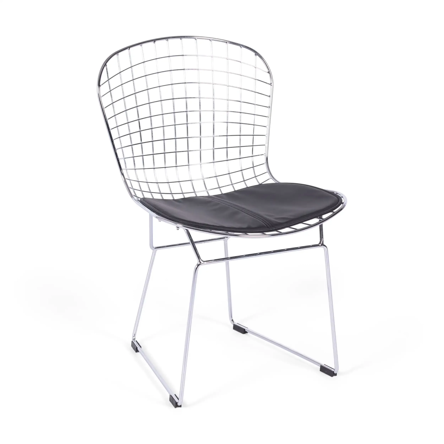 Silla de comedor en acero cromado Berta FURNMOD - 1