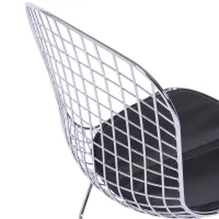 Chrom Bertoia Stuhl Inspiration - Industriestuhl - Mobelarium