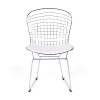 Inspiratie Chroom Bertoia stoel - Industriele stoel - Design Meubels