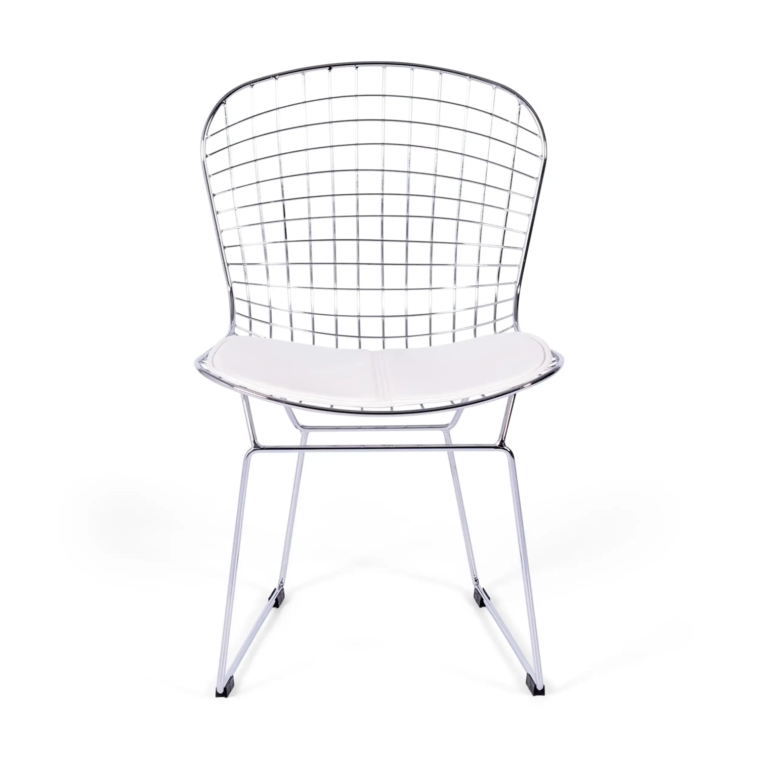Berta chromed steel dining chair Berta FURNMOD - 10