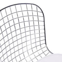 Silla de comedor en acero cromado Berta FURNMOD - 12