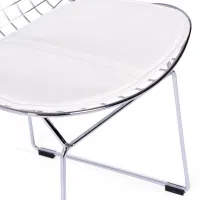 Inspiratie Chroom Bertoia stoel - Industriele stoel - Design Meubels