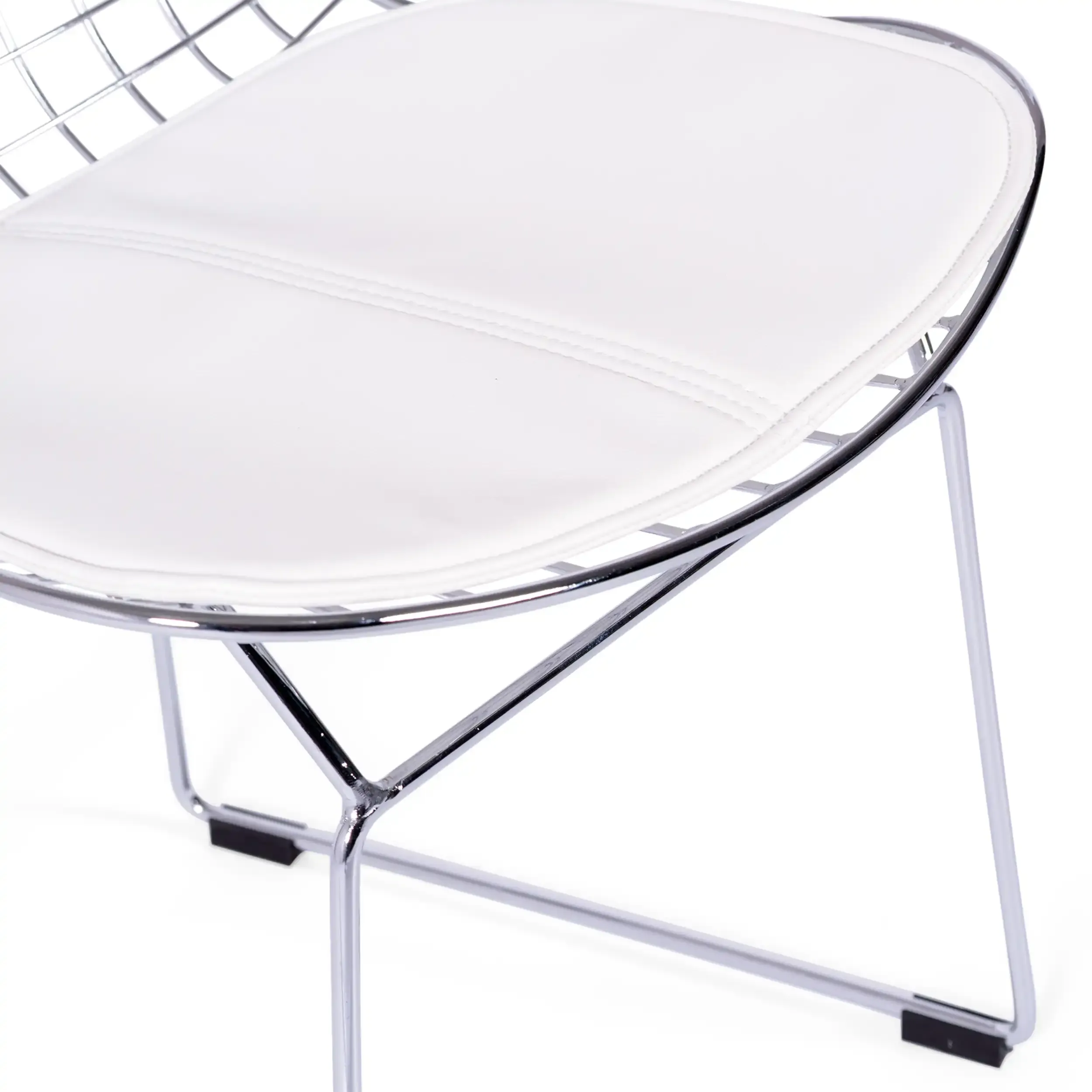 Inspiratie Chroom Bertoia stoel - Industriele stoel - Design Meubels