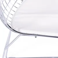 Inspiratie Chroom Bertoia stoel - Industriele stoel - Design Meubels