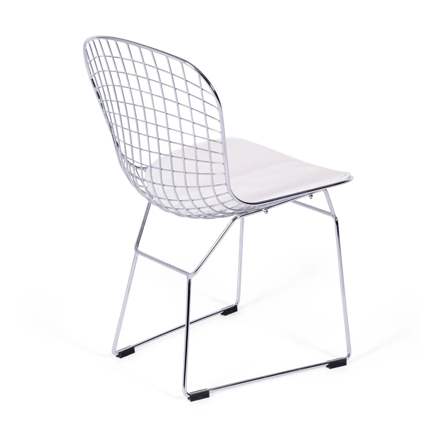 Berta chromed steel dining chair Berta FURNMOD - 15