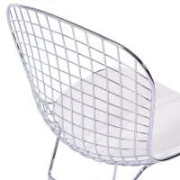Inspiratie Chroom Bertoia stoel - Industriele stoel - Design Meubels