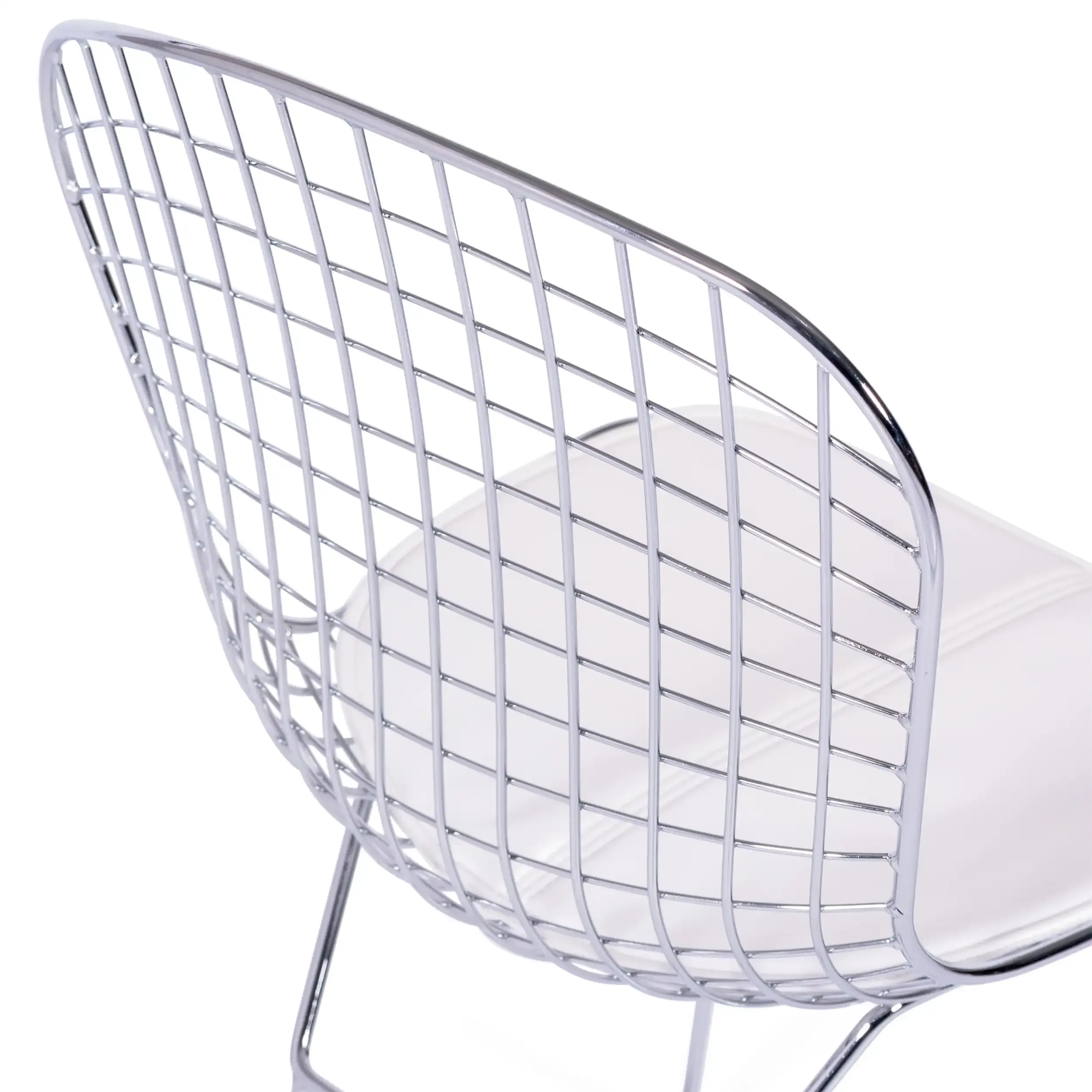 Inspiratie Chroom Bertoia stoel - Industriele stoel - Design Meubels