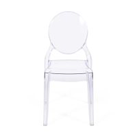 Chaise de salle à manger transparente Lousiana FURNMOD - 3