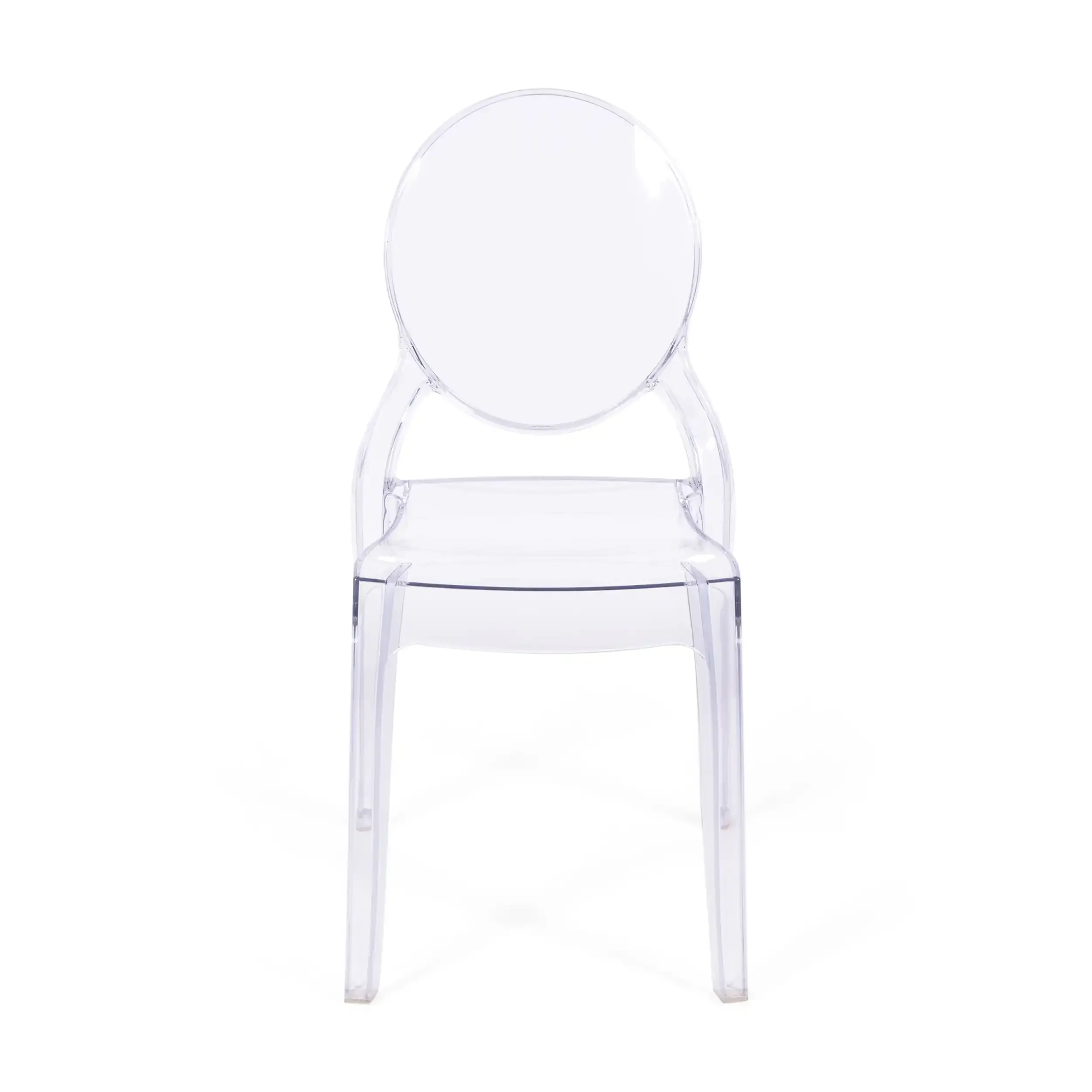 Transparentní moderní pohostinská židle Louisiana - Mobelarium