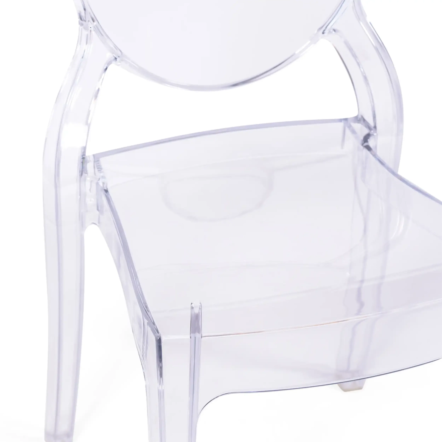 Lousiana transparent dining chair FURNMOD - 4