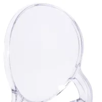 Transparentní moderní pohostinská židle Louisiana - Mobelarium