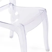 Louisiana Przezroczyste Nowoczesne Krzesło Gościnne - Mobelarium