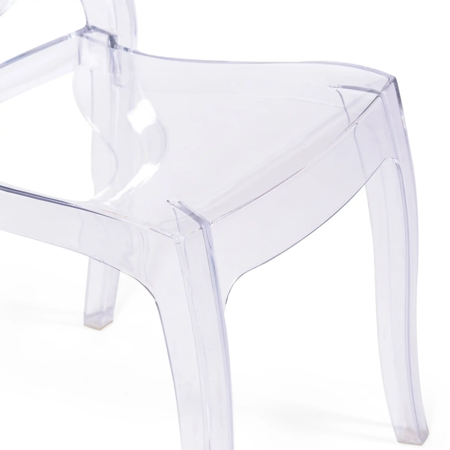 Chaise de salle à manger transparente Lousiana FURNMOD - 10