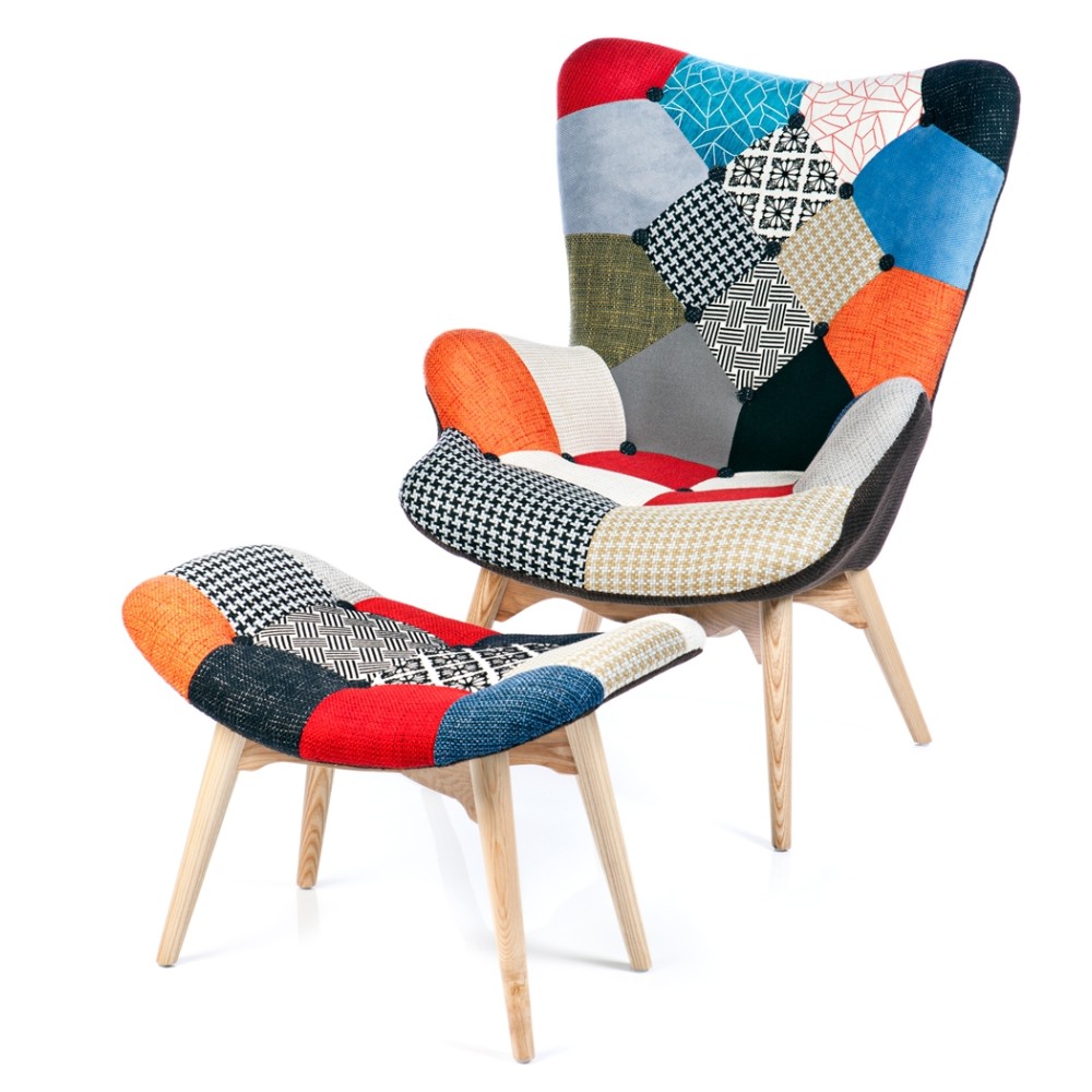 furmod Fauteuil Featherston Patchwork "Nieuwe Editie"